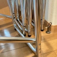 4脚セット アウトドア 折りたたみチェア ナチュラル フィールド グリーンの画像
