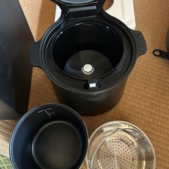 美品✨2022年製 LOCABO（ロカボ）の糖質カット炊飯器「JM-C20E-B」の画像
