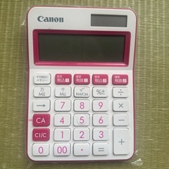 未使用　canon 電卓　カラフル電卓の画像