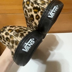 レディース Vans レオパード柄 スリッポン 24cmの画像