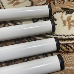 テーブル脚 高さ70cm 直径4cm 4本セット ホワイト IKEA ADILS アディルス の画像