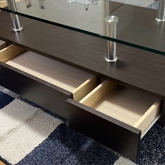 9月中限定【美品】ガラステーブル ニトリ NITORIの画像