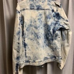 Enrichデニム風ライダースジャケットMサイズの画像