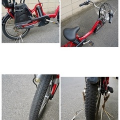 {受付中}🔴⭐️超特価⭐🔴電動自転車 ブリヂストン 20インチ 子供乗せ 中古 091302の画像