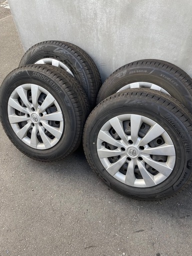 205/65R16 VRX3 トヨタエスティマ純正スチールホイール