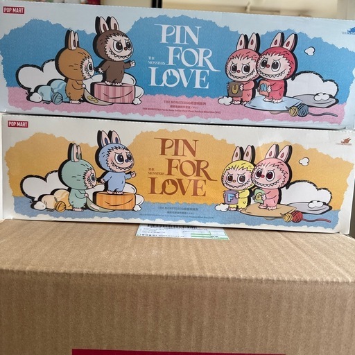 【正規品】ラブブ PIN FOR LOVE アソート 2箱セット イニシャル