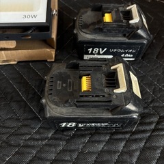 自動遮光溶接面　PROXXON (ルーター) マキタ互換バッテリー2個　LED灯光機　5点セット　全て訳あり 　の画像