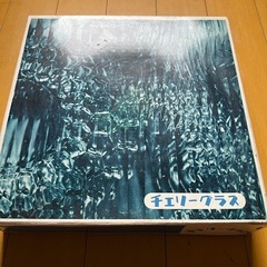 レトロ　ぶどう色のガラスうつわセット　　の画像