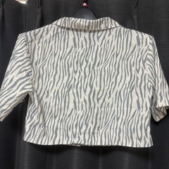 ゼブラ柄 半袖シャツの画像