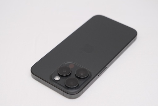 ▽美品iPhone15Pro 256GB バッテリー91% ブラックチタニウム　SIMフリー