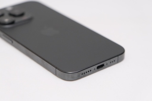 ▽美品iPhone15Pro 256GB バッテリー91% ブラックチタニウム　SIMフリー