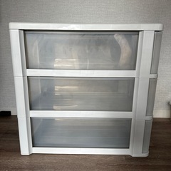 三段収納ケースの画像