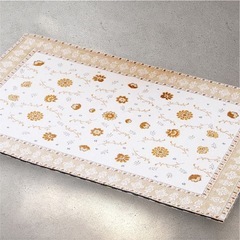 新品　100×60 フラワーアンティークマット　ラグ　ラグマットの画像