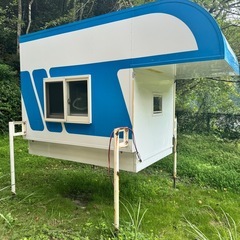 【美品】上級グレード、エアコン、ソーラー、TV、軽トラ シェル キャンピングカーの画像