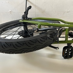 ハマー自転車折りたたみ20インチ　グリーンの画像