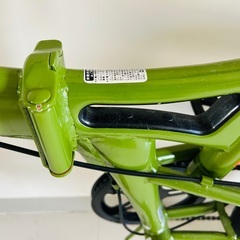 ハマー自転車折りたたみ20インチ　グリーンの画像