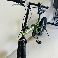 ハマー自転車折りたたみ20インチ　グリーンの画像