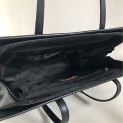【未使用品】IMGN 黒 ナイロン ビジネスバッグ リクルートバッグ 就活 カバンの画像