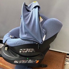 【美品】エールベベ クルット4i プレミアム BF867 ISOFIX ブルー 管理番号411の画像