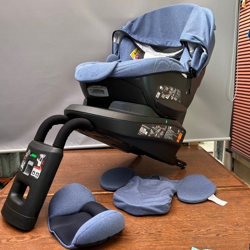 【美品】エールベベ クルット4i プレミアム BF867 ISOFIX ブルー 管理番号411