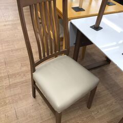 ★リユースのサカイ春日部店★KJ11897 ニトリ ダイニングセット2人用 ブラウン H70×W92～120×D75 クリーニング済みの画像