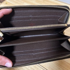 ルイヴィトン ダミエ 長財布 ジッピーウォレット ブラウン 財布100% 正規品の画像