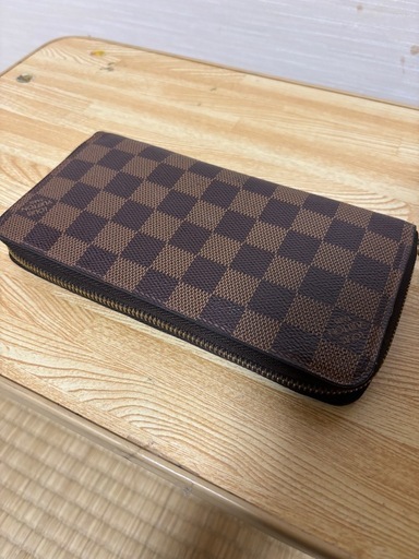 ルイヴィトン ダミエ 長財布 ジッピーウォレット ブラウン 財布100% 正規品