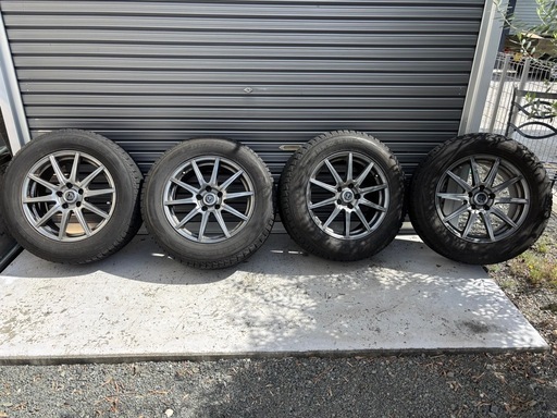 ダンロップ　スタッドレスタイヤセット ４本(引き取り限定) DUNLOP - ☆引き取り限定です☆4本 スタッドレス ホイールセット 12