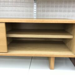★リユースのサカイ春日部店★KJ11901 無印良品 テレビ台 ナチュラル H37×W110×D35 クリーニング済みの画像