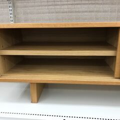 ★リユースのサカイ春日部店★KJ11901 無印良品 テレビ台 ナチュラル H37×W110×D35 クリーニング済みの画像