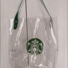 未開封【韓国スターバックス】ビニールバッグ ショルダーバッグ ト...