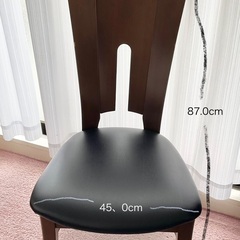 ダイニングテーブル＆椅子セット差し上げます（しっかりとした木製テーブル）の画像