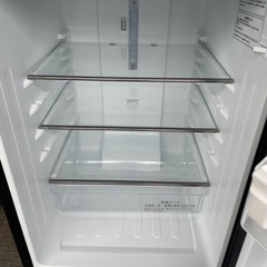 ハイセンス 【右開き】154L 2ドア ノンフロン冷蔵庫 エディオンオリジナル ダークブラウン HR-G1501の画像