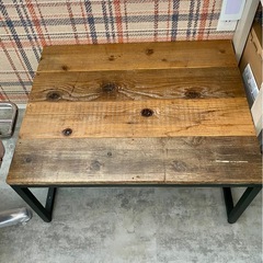 【取引中】　座卓　テーブル　ローテーブル　アイアン家具の画像