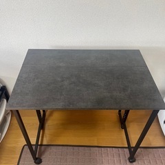 収納付き折りたたみデスク