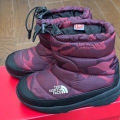 ノースフェイスのスノーブーツ　20.0cm ワインレッドの画像