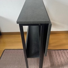 収納付き折りたたみデスクの画像