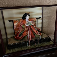 お値下げしました！！！十二単　人形　ケース入りの画像
