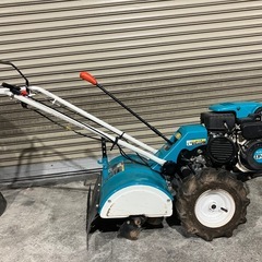 お話し中。カセットボンベ式耕耘機の画像
