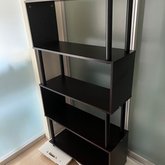 S字オープンラック 5段 幅80cm  シェルフ SR5CBの画像