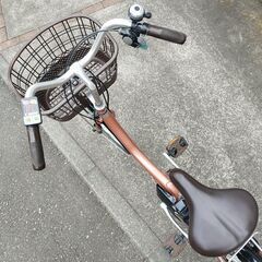 BRIDGESTONE ASSISTAUNI【極美品】ブリヂストン 電動アシスト自転車 A2PC38 アシスタユニプレミア 2020年モデル M.Xピンクゴールド バッテリー12.3Ah 20インチ 3段変速 譲渡証明書 ブリジストンの画像