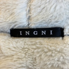 K2509-344 INGNI フーデットガウン グレー Mサイズ 毛玉汚れ有りの画像