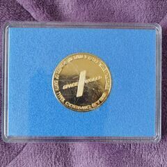 【値下げ不可】スペースワールド　金貨メダルの画像