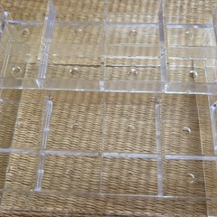 クリアケース　メイク、小物入れにどうぞ。新品未使用の画像