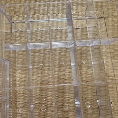 クリアケース　メイク、小物入れにどうぞ。新品未使用の画像