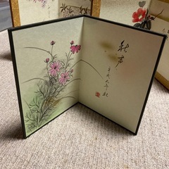 卓上飾り屏風の画像