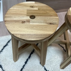 SKOGSTA スコグスタ スツール, アカシア材, 45 cmの画像