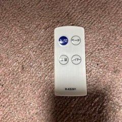 リモコン付き扇風機の画像