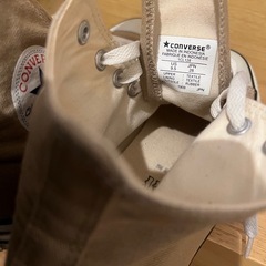 【対応早い方優先】コンバース ハイカット 28cm 2足セット（オフホワイト＆ベージュ）の画像