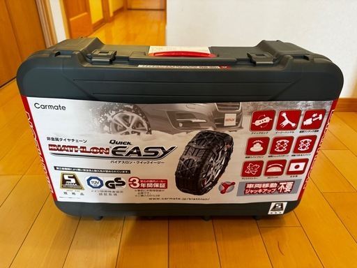 【未使用品】非金属タイヤチェーン Carmate   バイアスロン・クイックイージー QE16  
